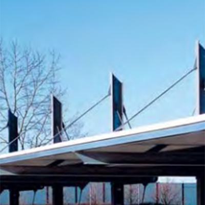Architecture Tensile Structure Tension Rod For Suspension Roof Dynamic Loads