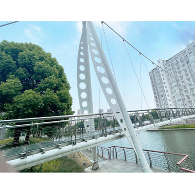 DIN Metal Steel Fabrication Tension Rod And Tension Bars For Suspension Bridge