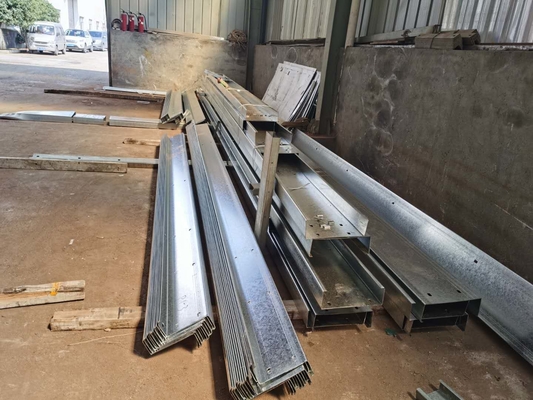 Z C Section Galvanised Steel Purlins Girts DHS Equivalent Marine Terminals