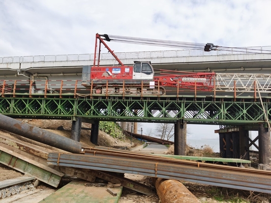 Steel Through Bow String Steel Girder Bridge Fabrication Tub H Welded