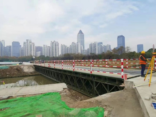 Deck Continuous Steel Truss Bridge Fast Delivery Modular Bailey For Emergency Use