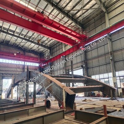 AWS D1.5 Curved Steel Arch Bridge | AASHTO LRFD & ASTM A709 US Highway Certified